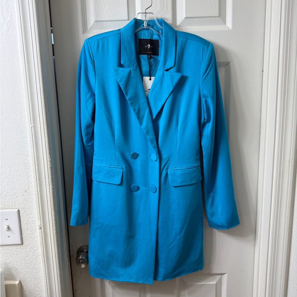 7 For All Mankind Blue Blazer